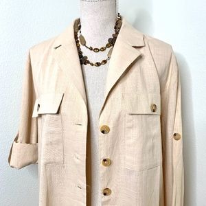 Women's Long Sleeve Button Up Top